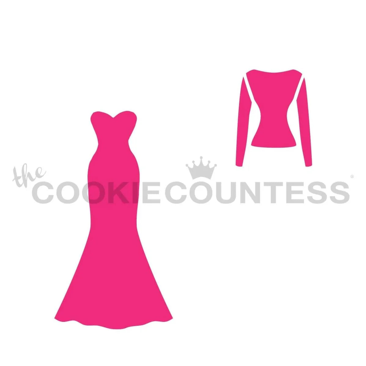Cookie Stencil The Cookie Countess Wedding Dress Maker