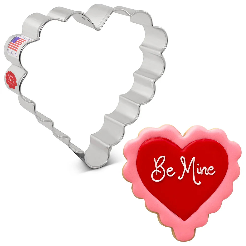 Ann Clark Scalloped Heart Cookie Cutter