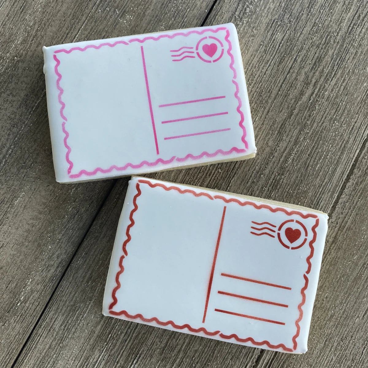BakeArt Love Letter Mail Stencil
