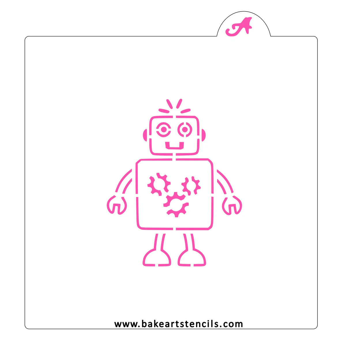 BakeArt Robot PYO Cookie Stencil (Copy)