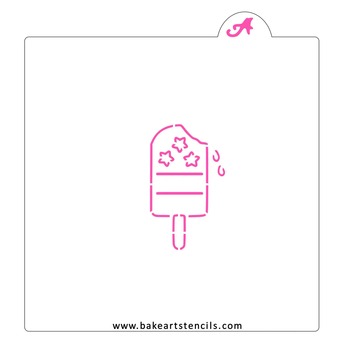 BakeArt Patriotic Popsicle PYO