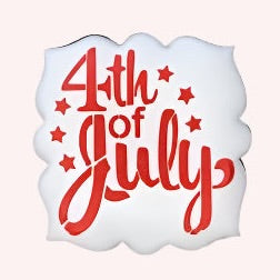 BakeArt 4th of July Cookie Stencil