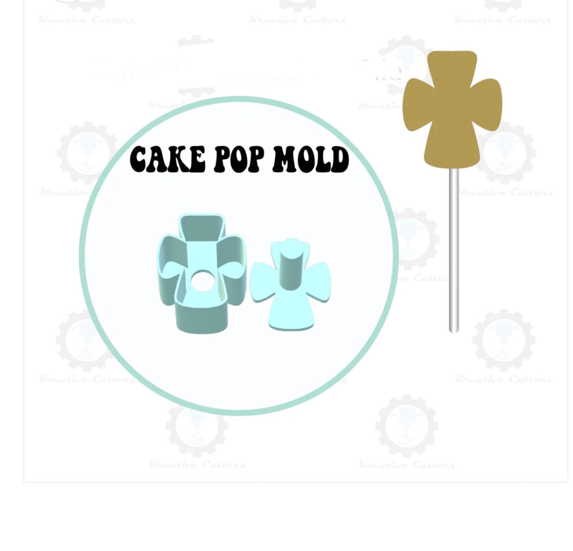 Kreative Cutters Chubby Cross Cake Pop Mold
