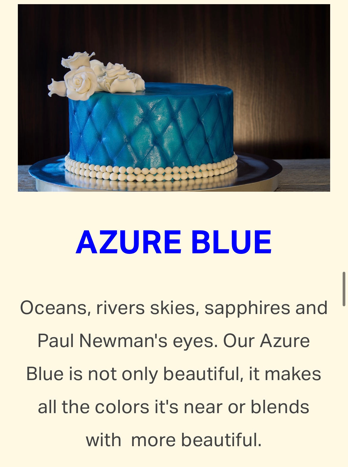 Artisan Accent Azure Blue
