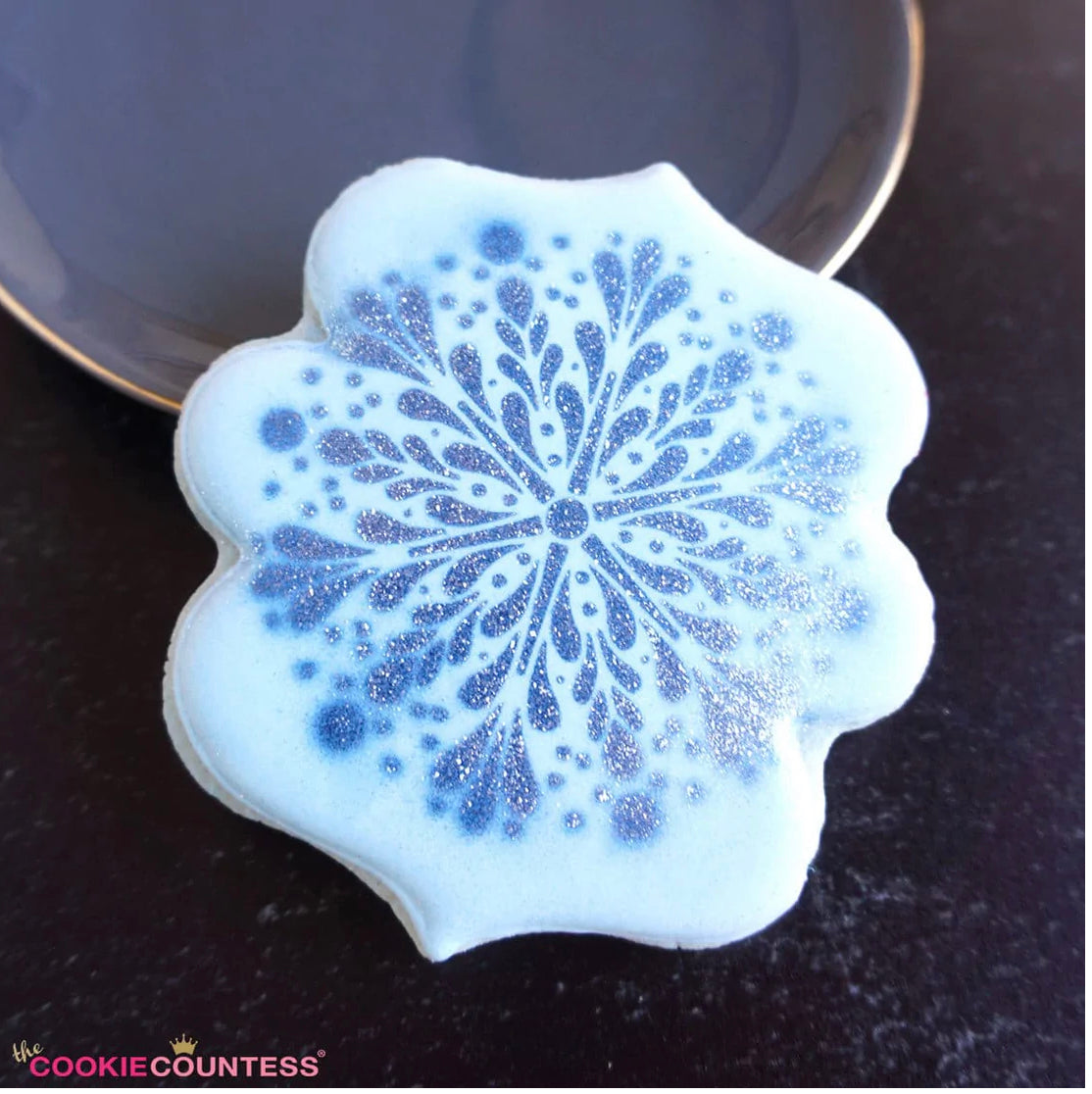 Cookie Stencil The Cookie Countess Pretty Snowflake