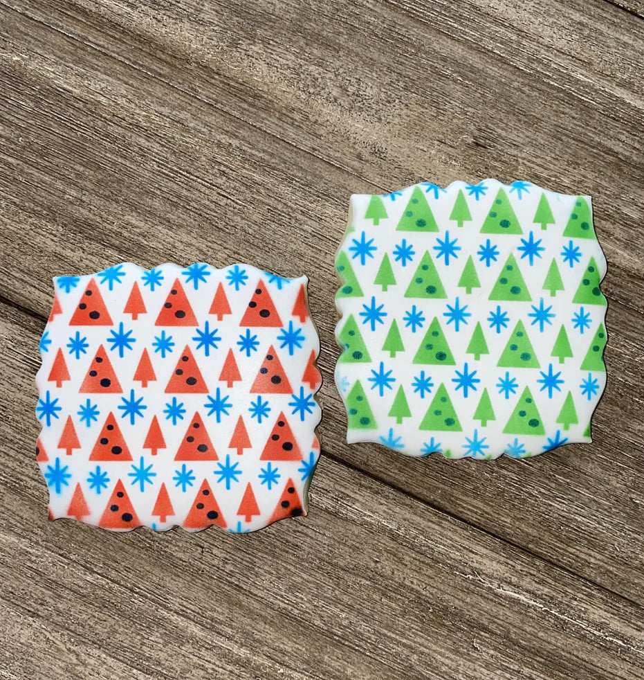 BakeArt Modern Winter Pattern