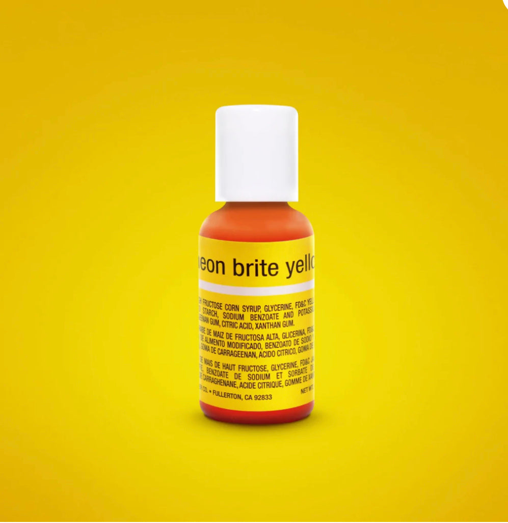 ChefMaster Gel Color Neon Brite Yellow
