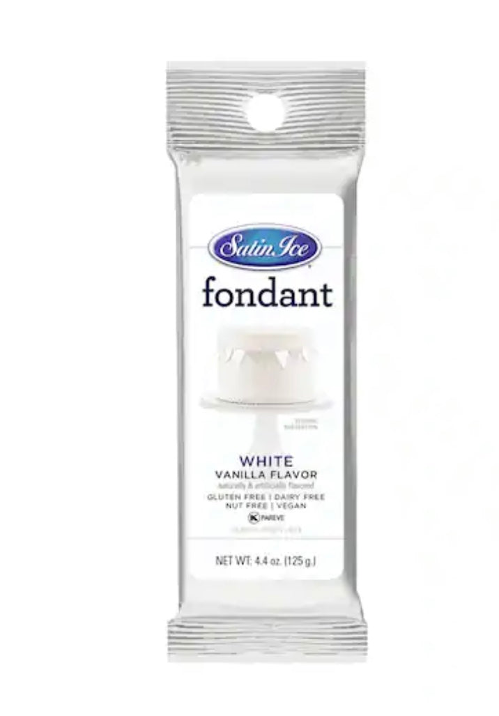 Fondant Satin Ice White 4OZ