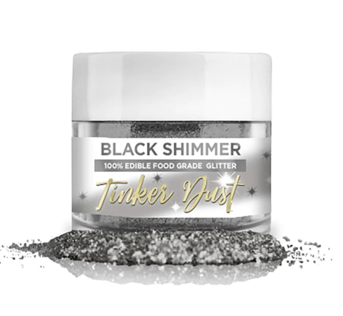 Luster Dust Bakell Tinker Dust Black Shimmer – Sugar Street Cakes