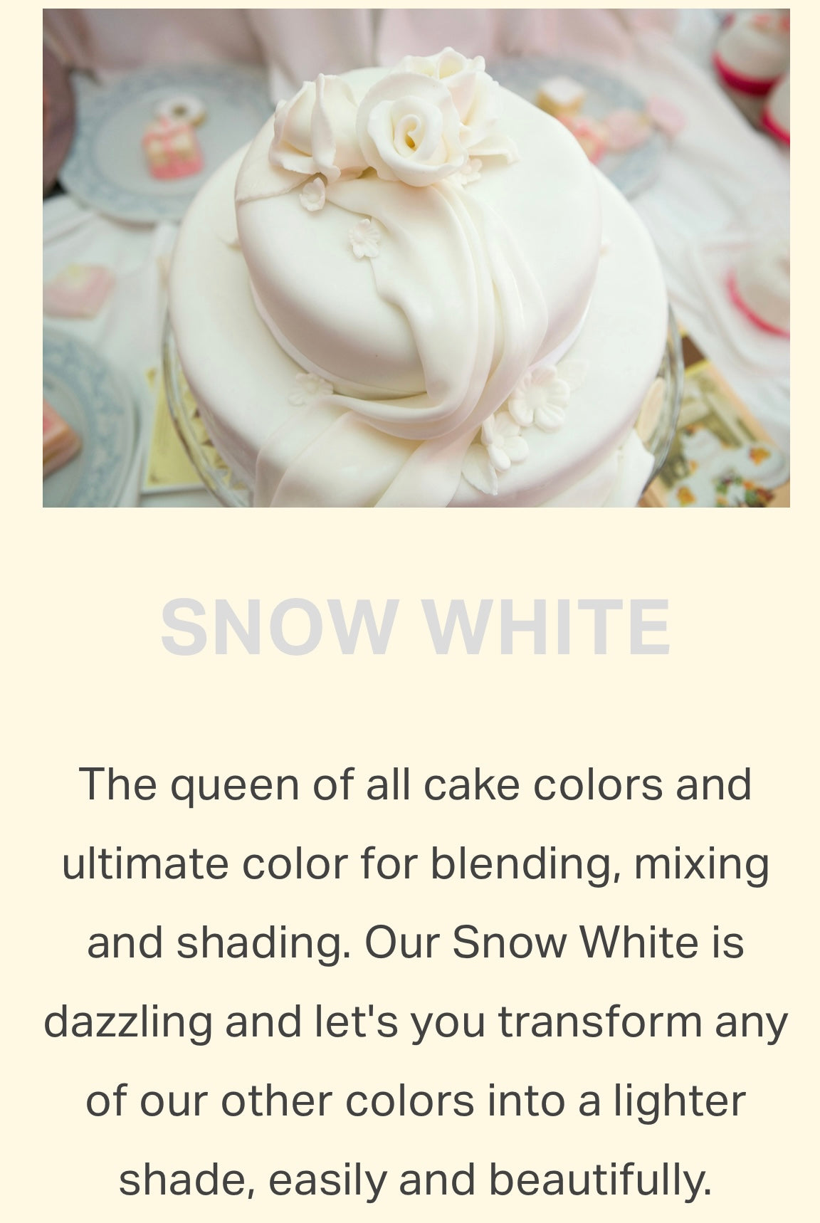 Artisan Accents Snow White