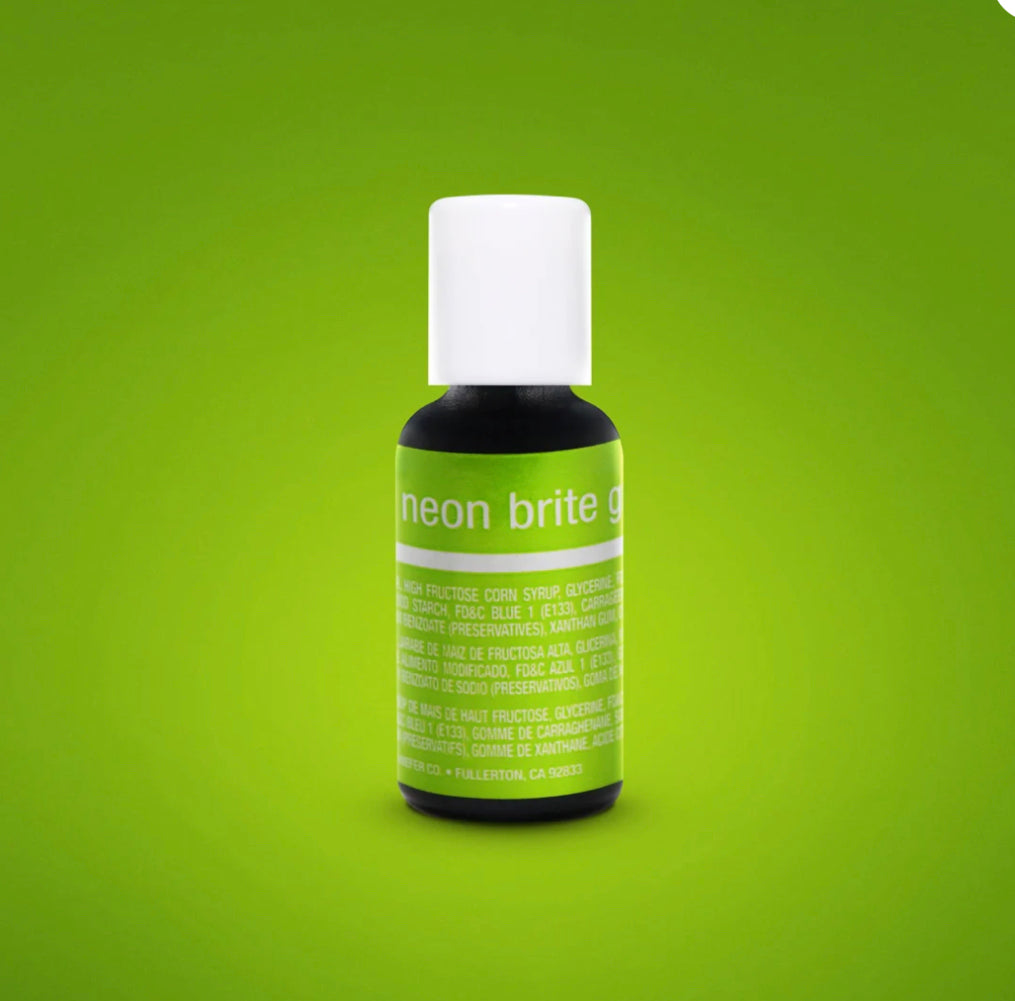 ChefMaster Gel Color Neon Brite Green