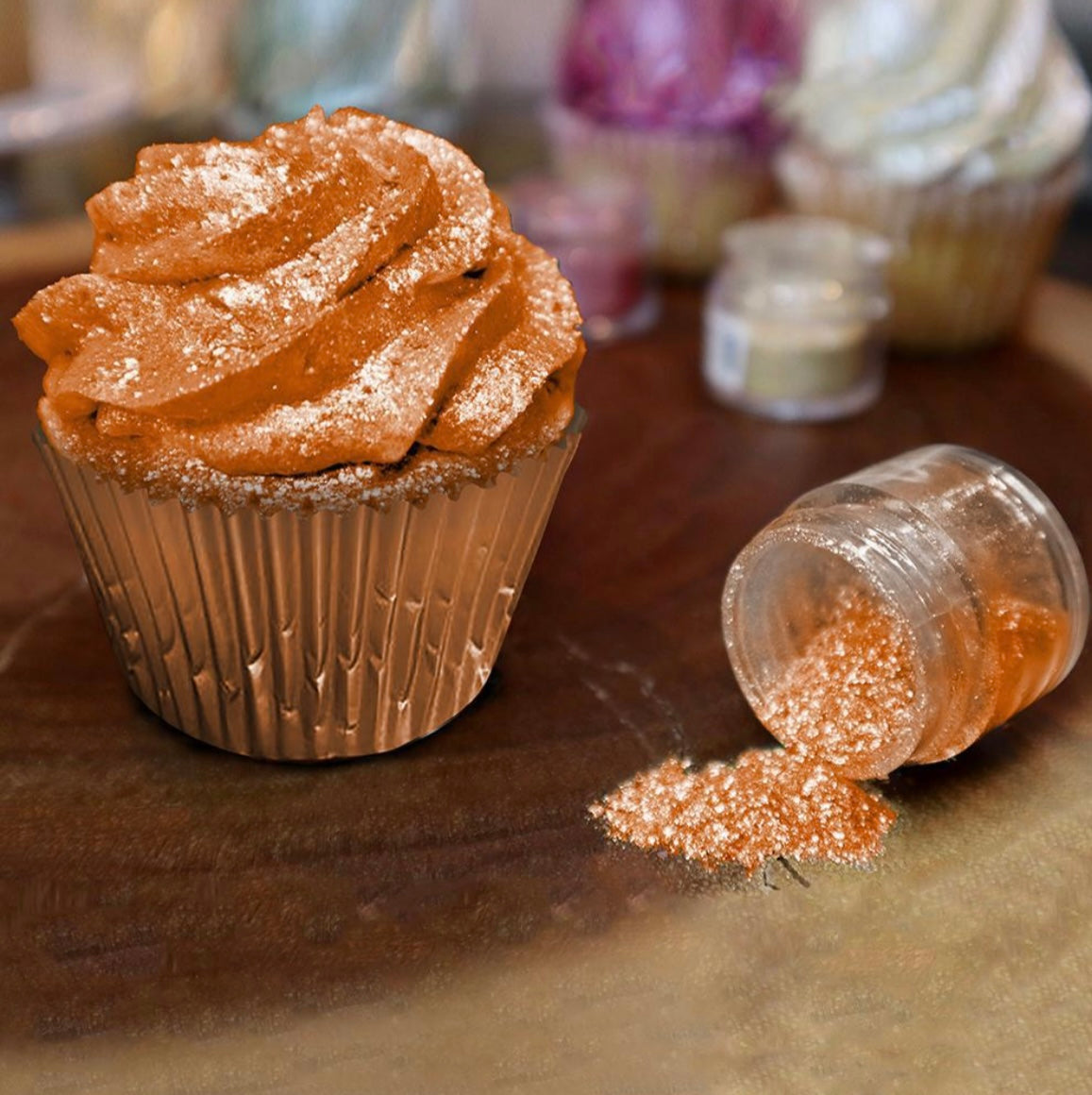 Luster Dust Bakell Tinker Dust Pumpkin Orange