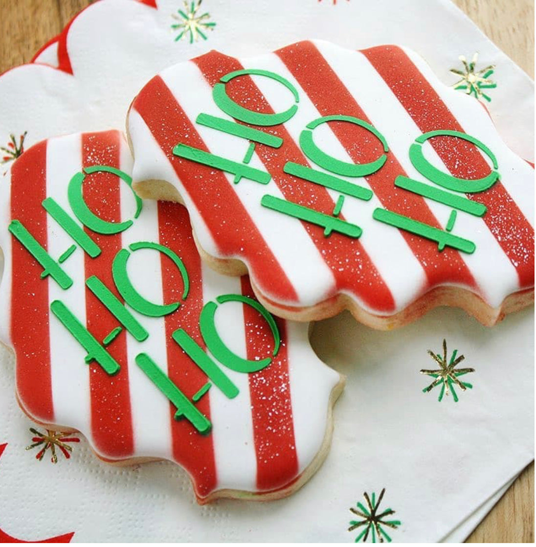 Cookie Stencil The Cookie Countess Ho Ho Ho