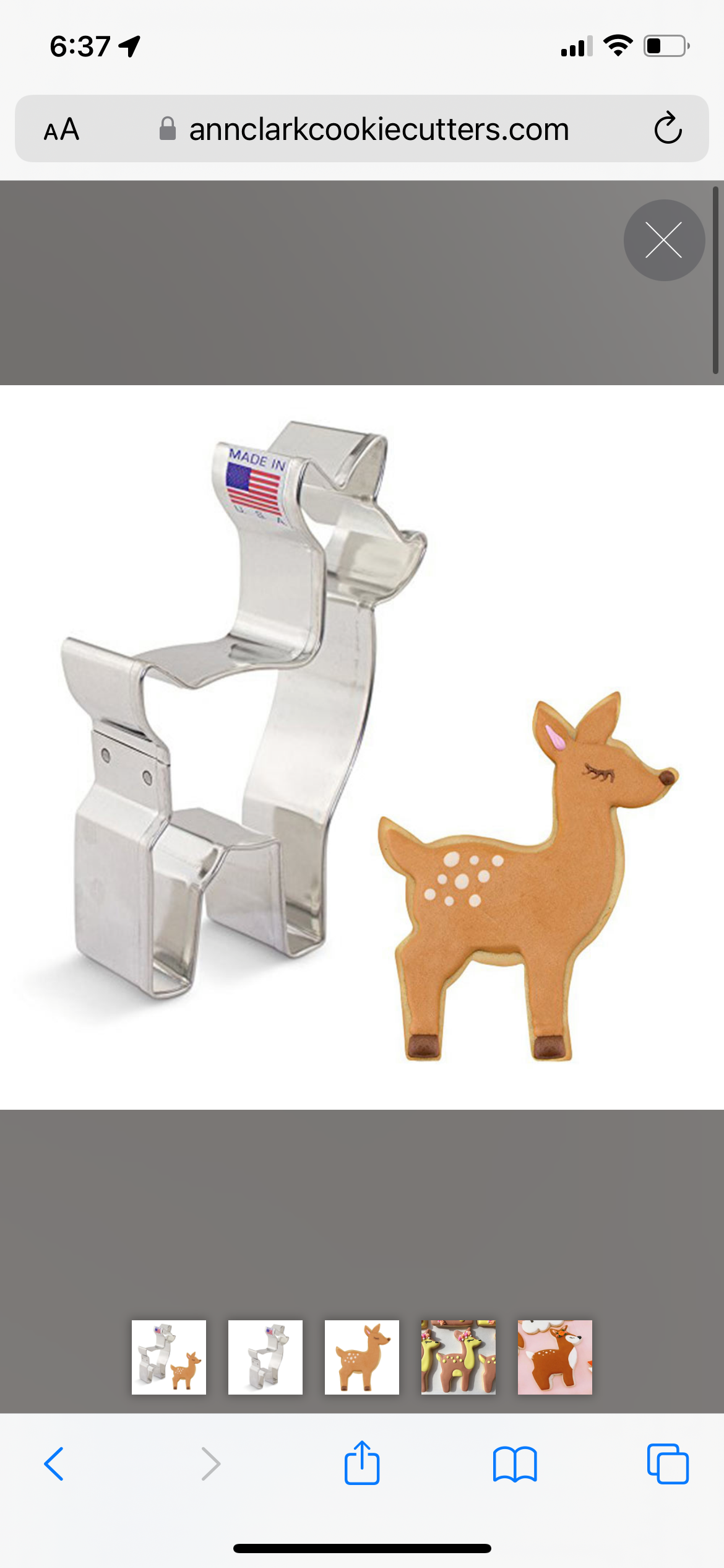 Cookie Cutter Deer Doe
