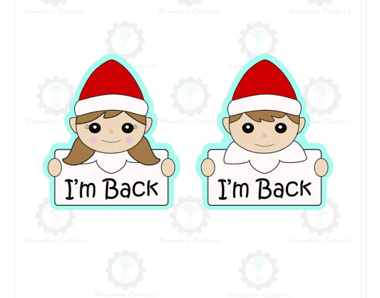 Kreative Cutters Christmas Elf w/ NamePlate