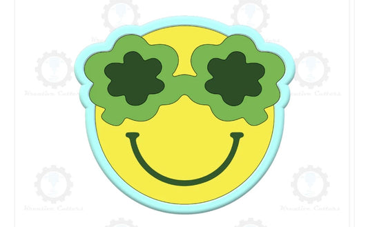 Kreative Cutters Clover Emoji with Glasses