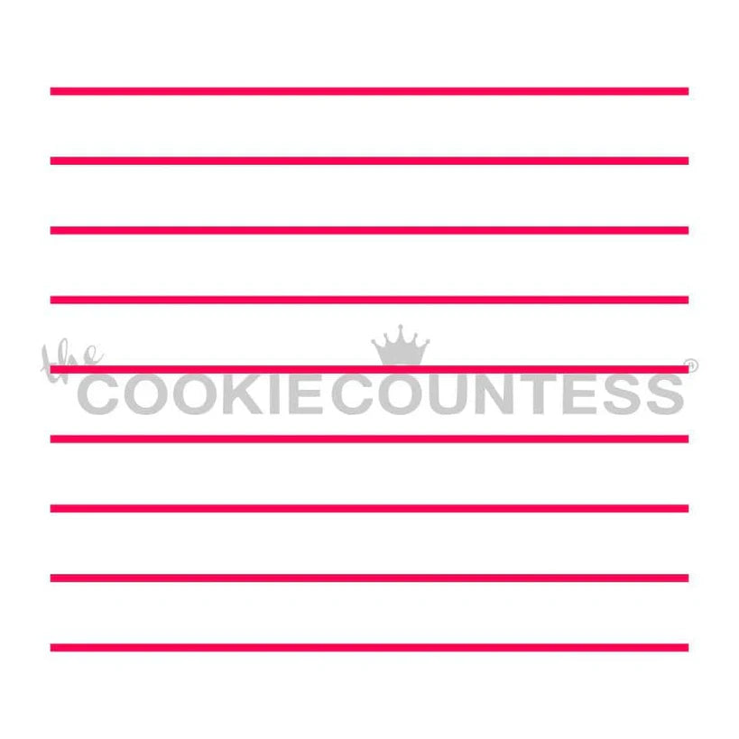 Cookie Stencil The Cookie Countess Notebook