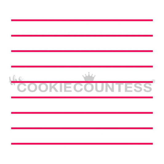 Cookie Stencil The Cookie Countess Notebook
