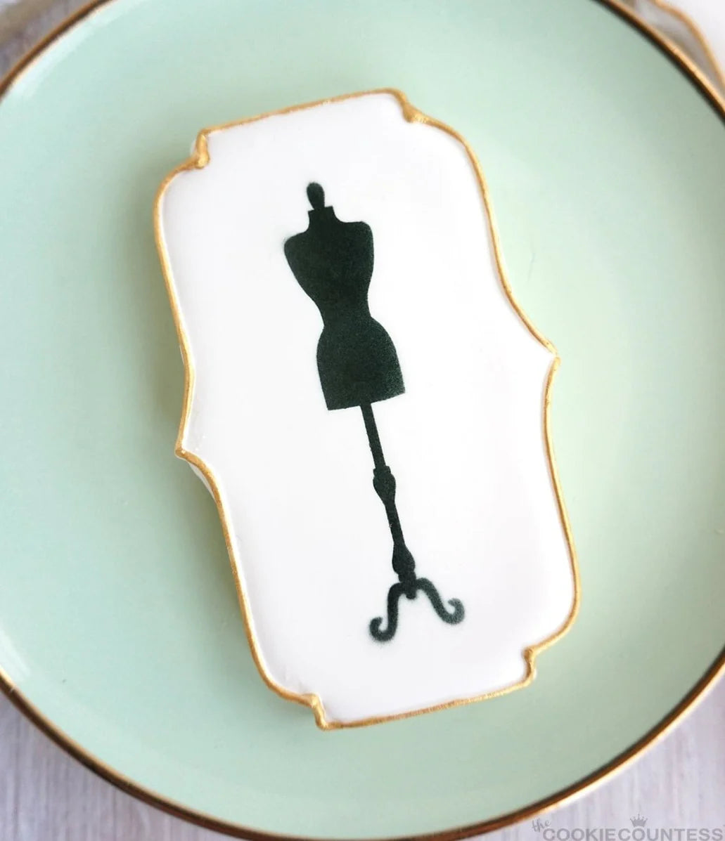 Cookie Stencil The Cookie Countess Dress Mannequin/Form