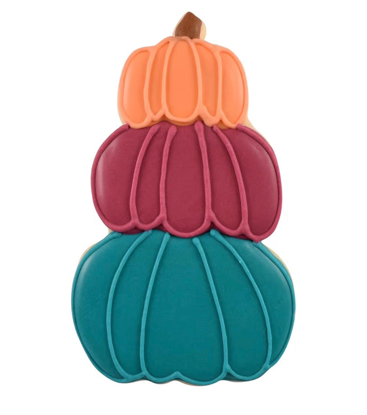 Cookie Cutter Stacked Pumpkin