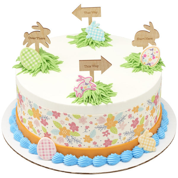 Easter Edible Toppers 6 count