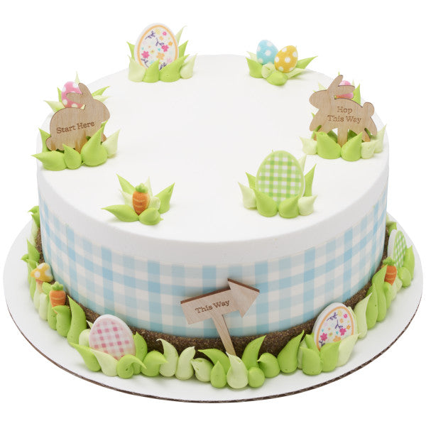 Easter Edible Toppers 6 count