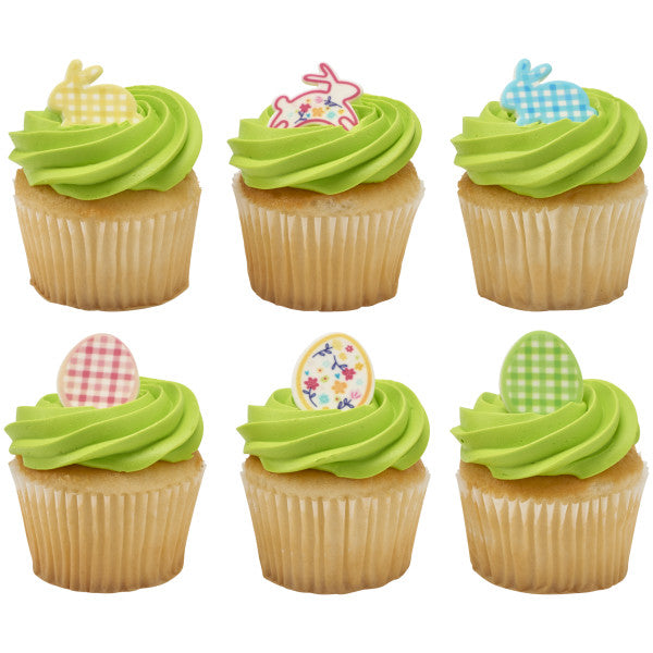 Easter Edible Toppers 6 count