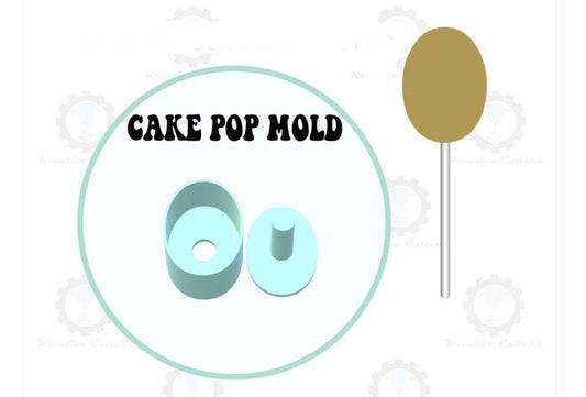 Kreative Cutters Oval Cake Pop Mold