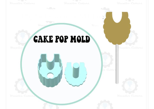 Kreative Cutters Baby Bib Cake Pop Mold