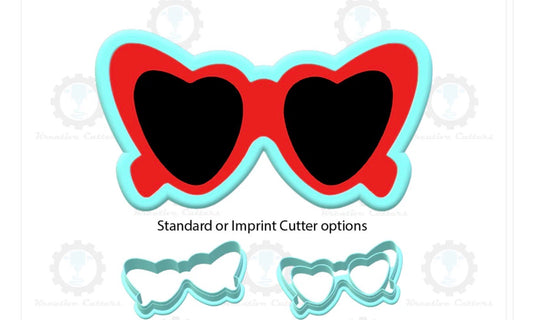 Kreative Cutters Retro Heart Sunglasses