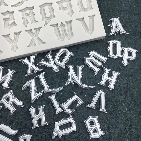 Gothic Alphabet Mold