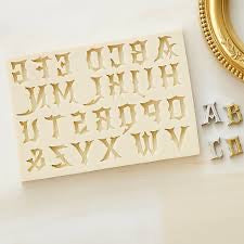 Gothic Alphabet Mold