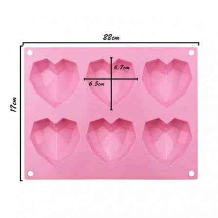 Heart Diamond Silicone Mold