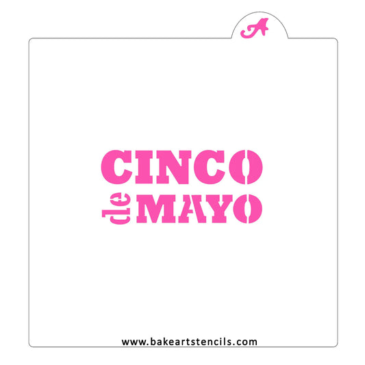 BakeArt Cinco de Mayo Cookie Stencil