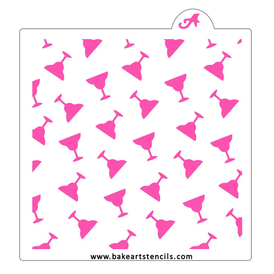 BakeArt Margarita Cookie Stencil
