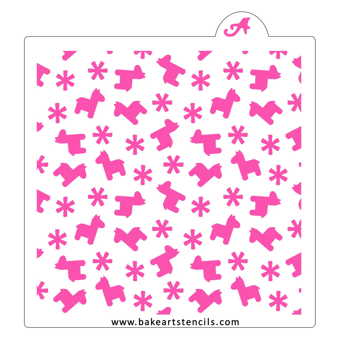 BakeArt Pinata Cookie Stencil
