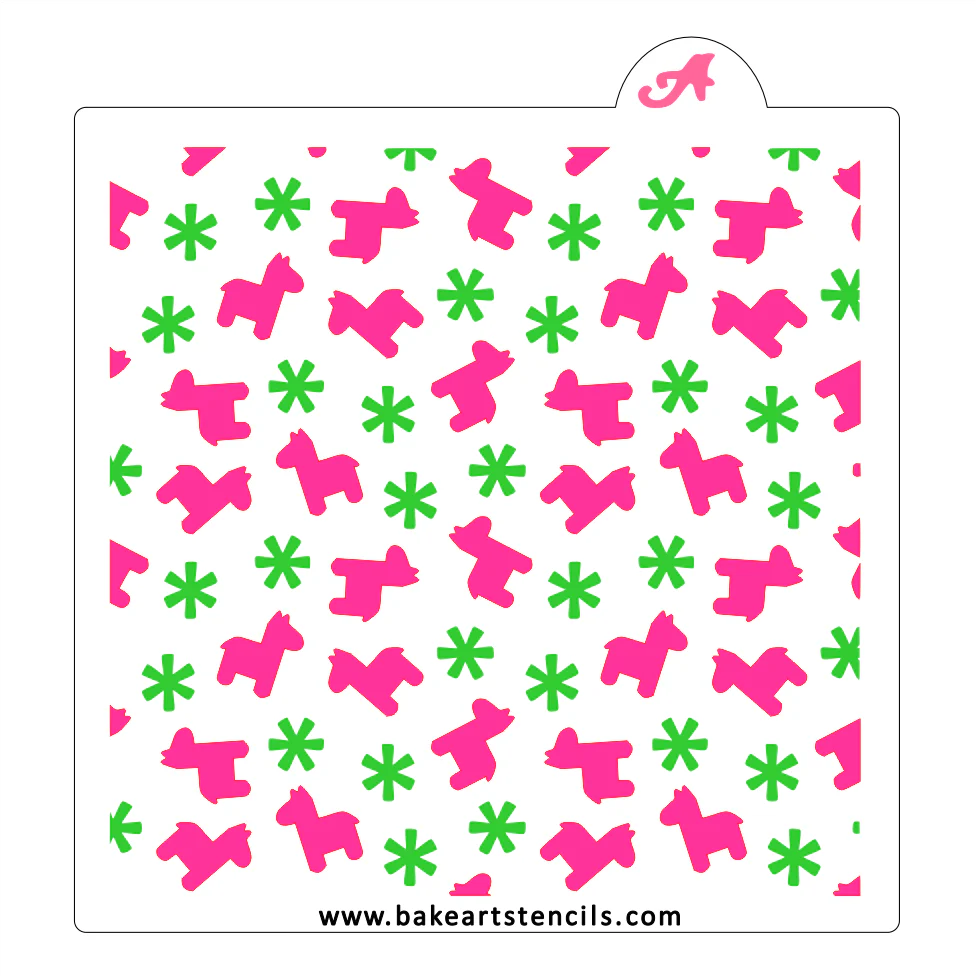 BakeArt Pinata Cookie Stencil