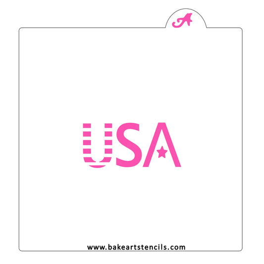 BakeArt USA Cookie Stencil