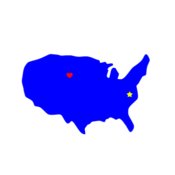 BakeArt United States Cookie Stencil