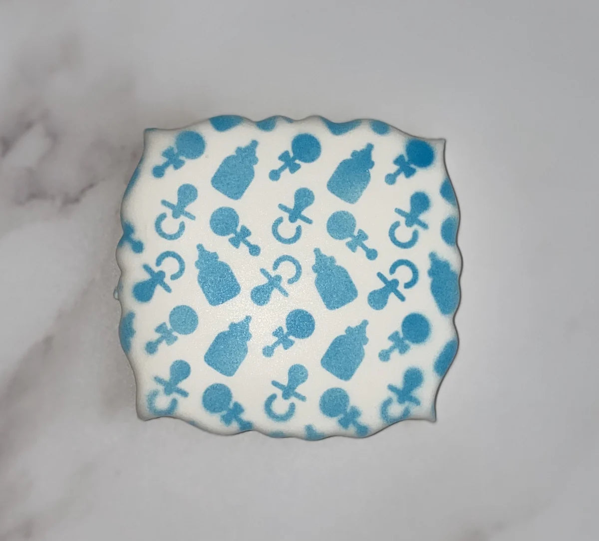 BakeArt Bottle Rattle Pacifier Cookie Stencil