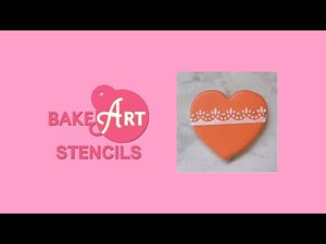 BakeArt Eyelet Lace Cookie Stencil