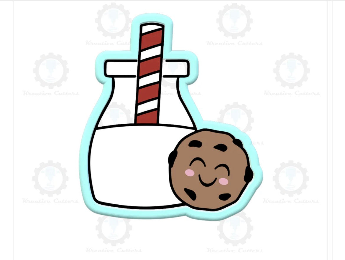 Kreative Cutters Milk and Cookies