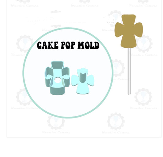 Kreative Cutters Chubby Cross Cake Pop Mold