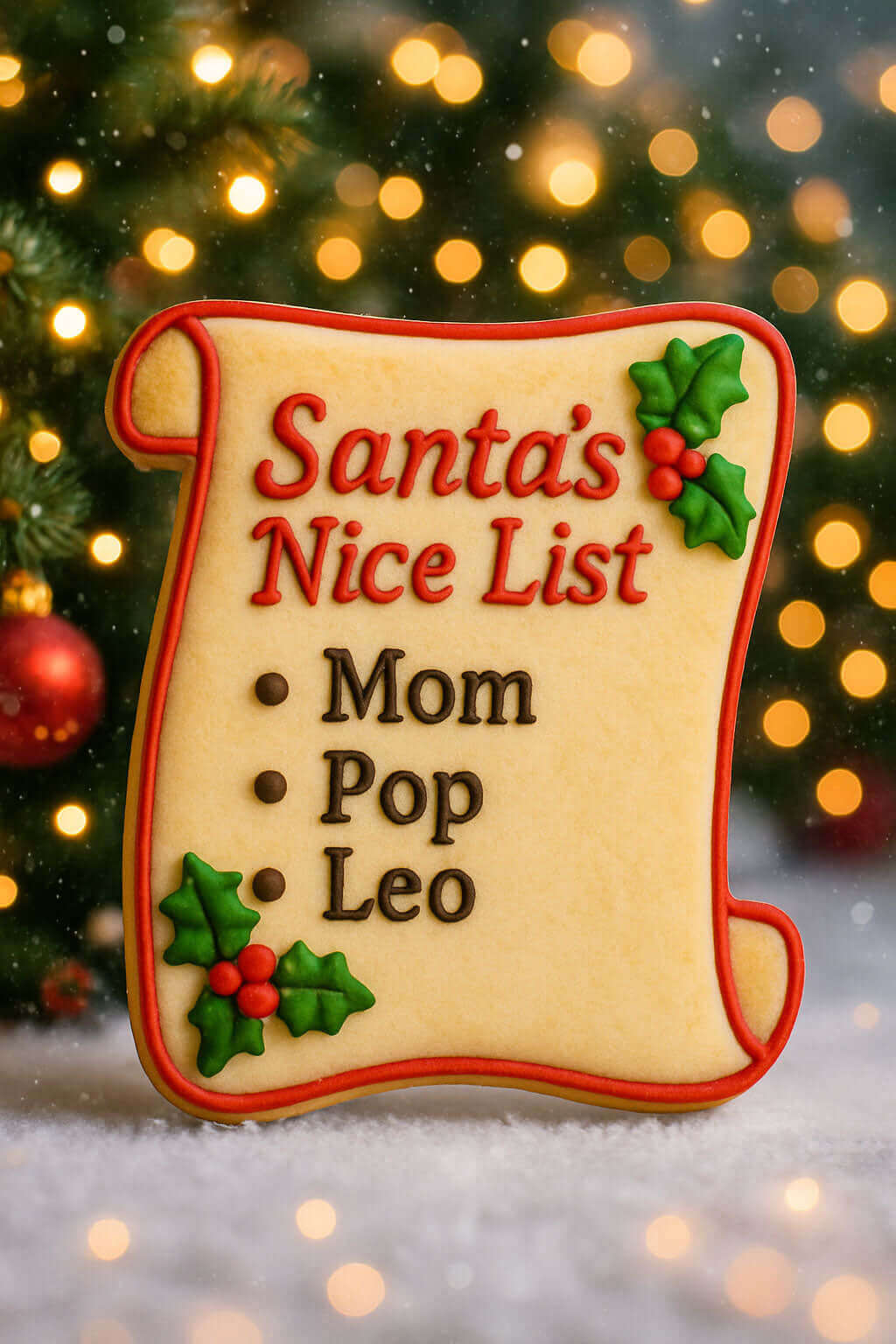 Cookie Cutter Scroll/Santa List/Diploma