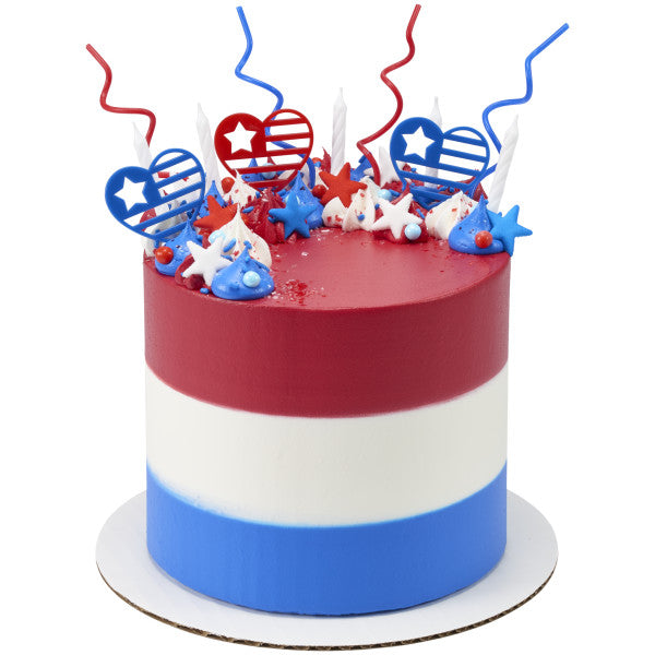 USA Love Cupcake Picks