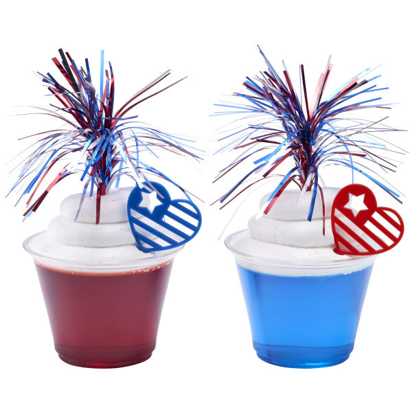 USA Love Cupcake Picks