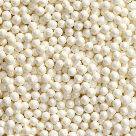 Nonpareils Pearlescent White 2oz Sprinkles
