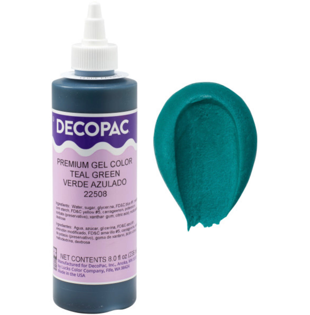 DecoPac Gel Color Teal Green