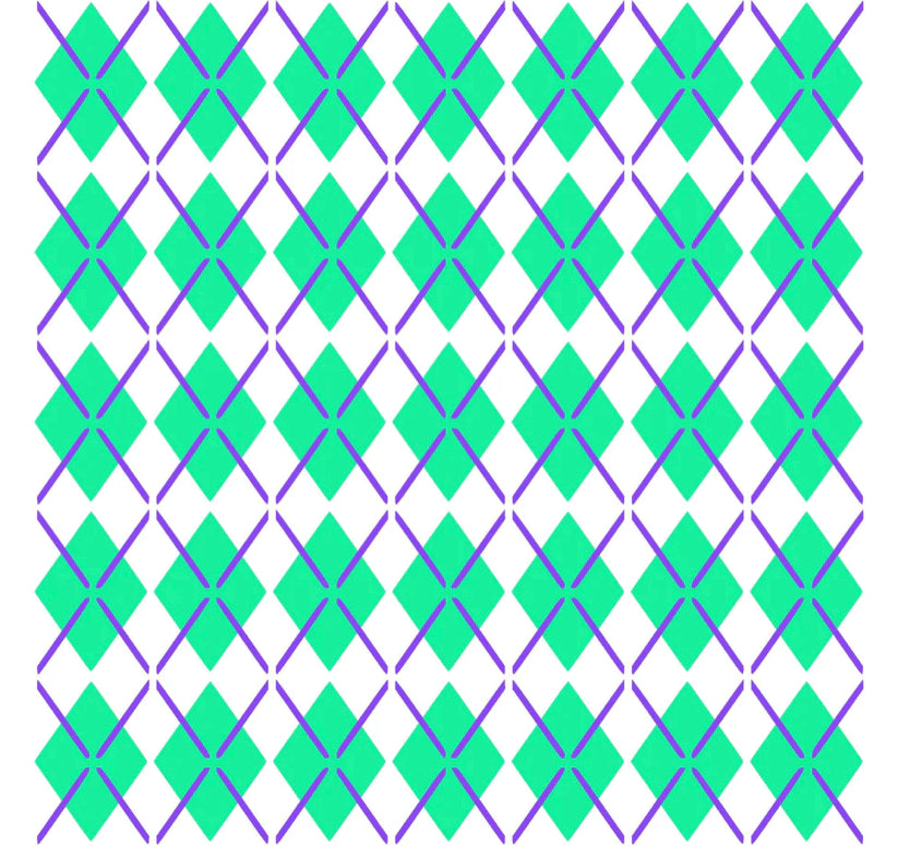 BakeArt Argyle Pattern