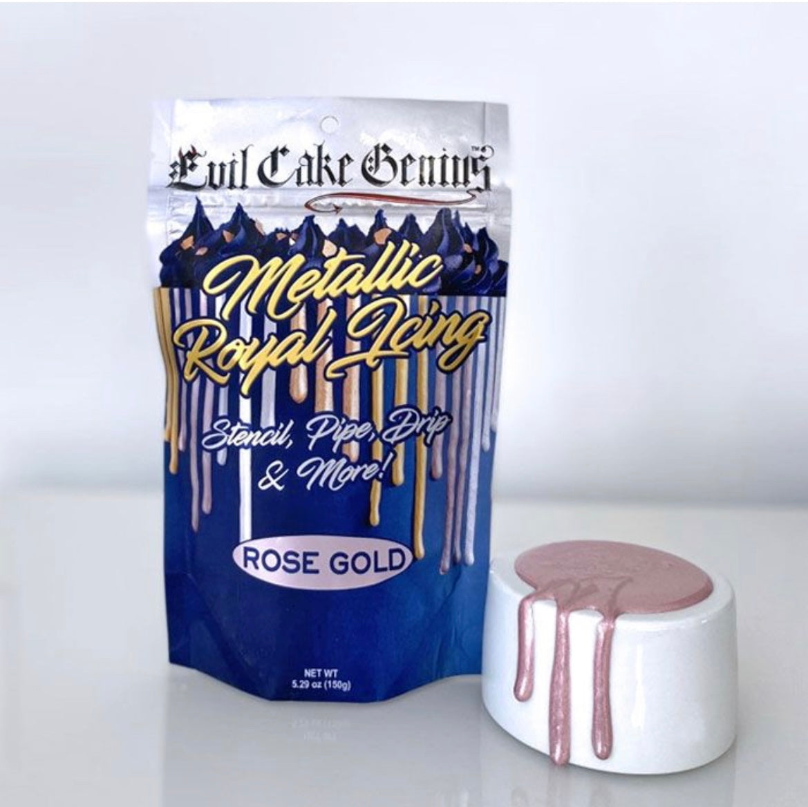 Evil Cake Genius Rose Gold